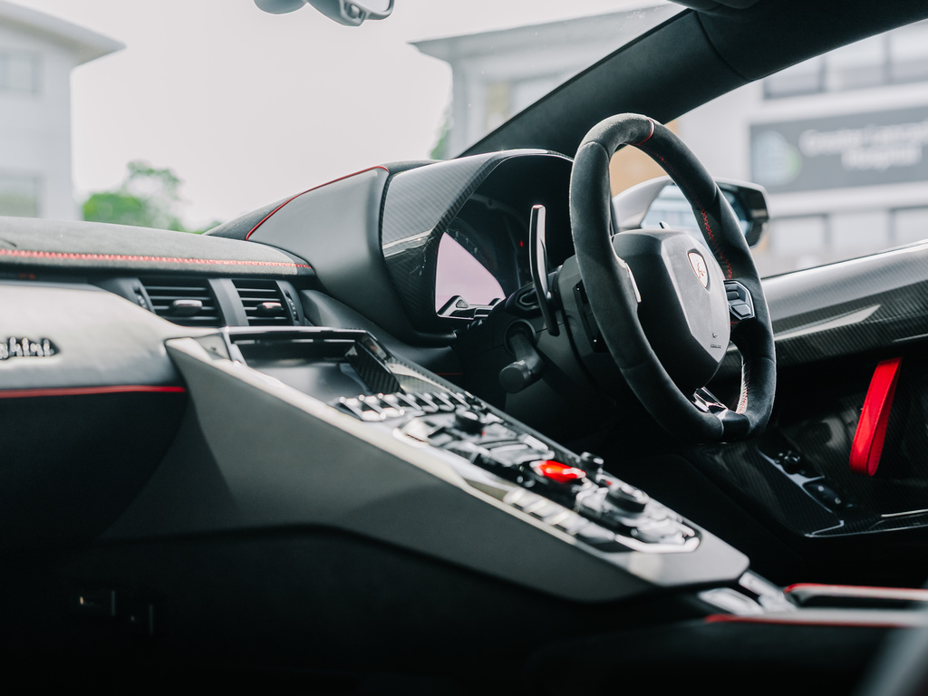 Lamborghini Aventador Svj Black #16