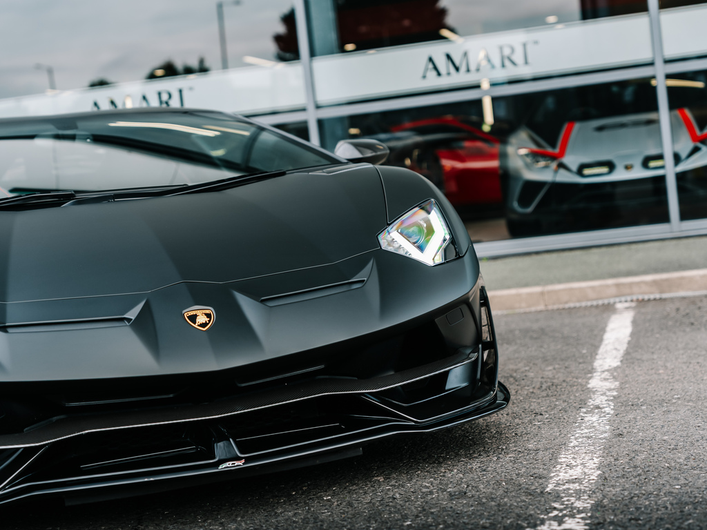 Lamborghini Aventador Svj Black #11