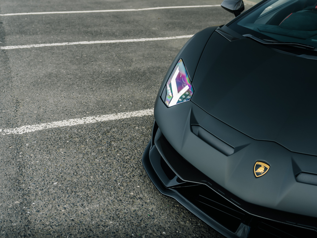Lamborghini Aventador Svj Black #34