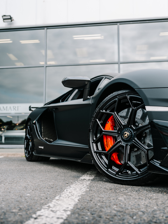 Lamborghini Aventador Svj Black #13