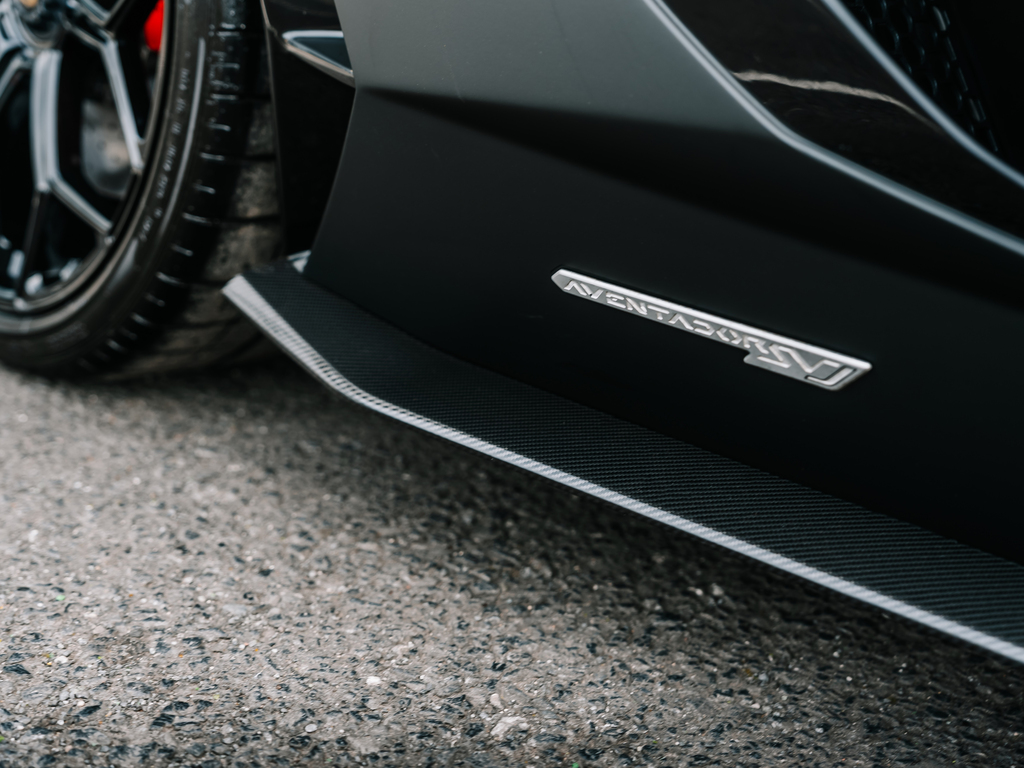 Lamborghini Aventador Svj Black #37