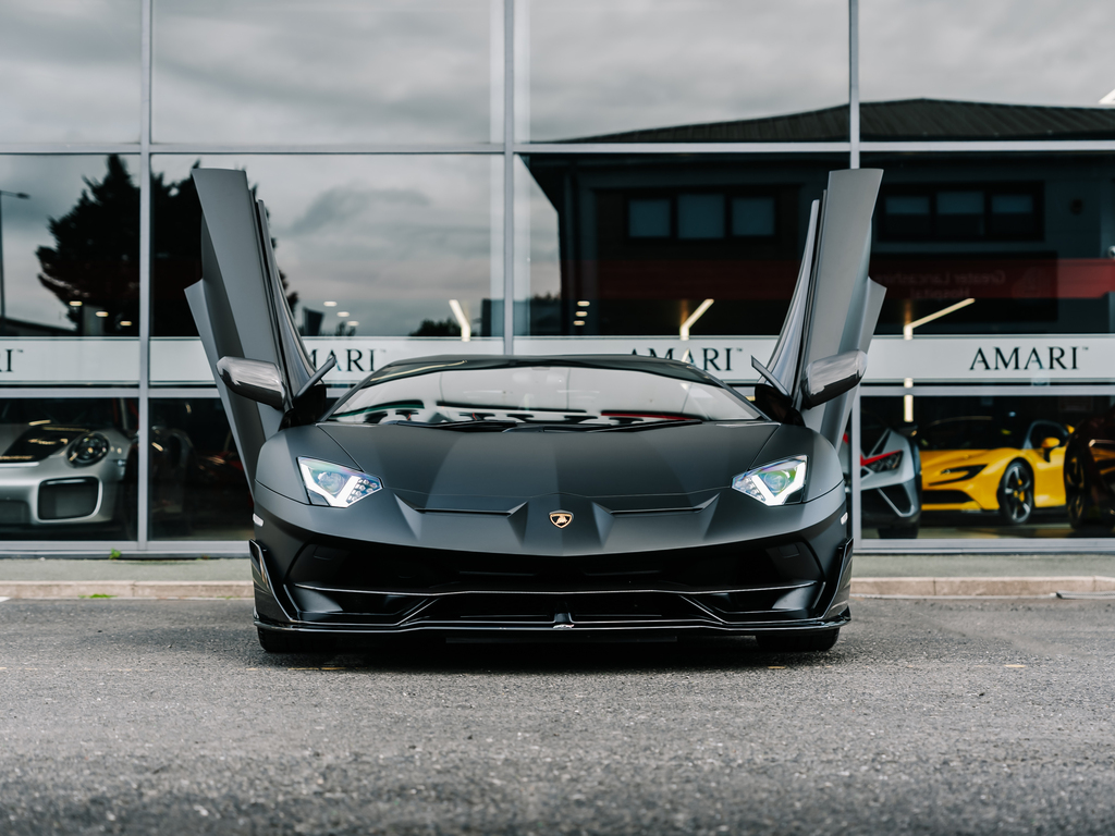 Lamborghini Aventador Svj Black #50