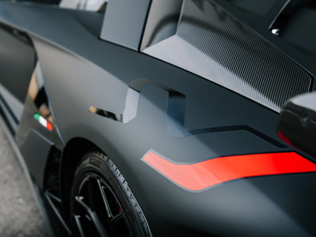 Lamborghini Aventador Svj Black #41