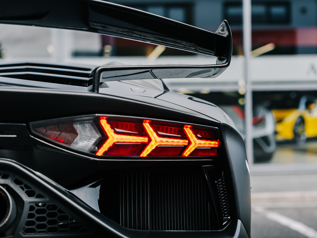 Lamborghini Aventador Svj Black #9