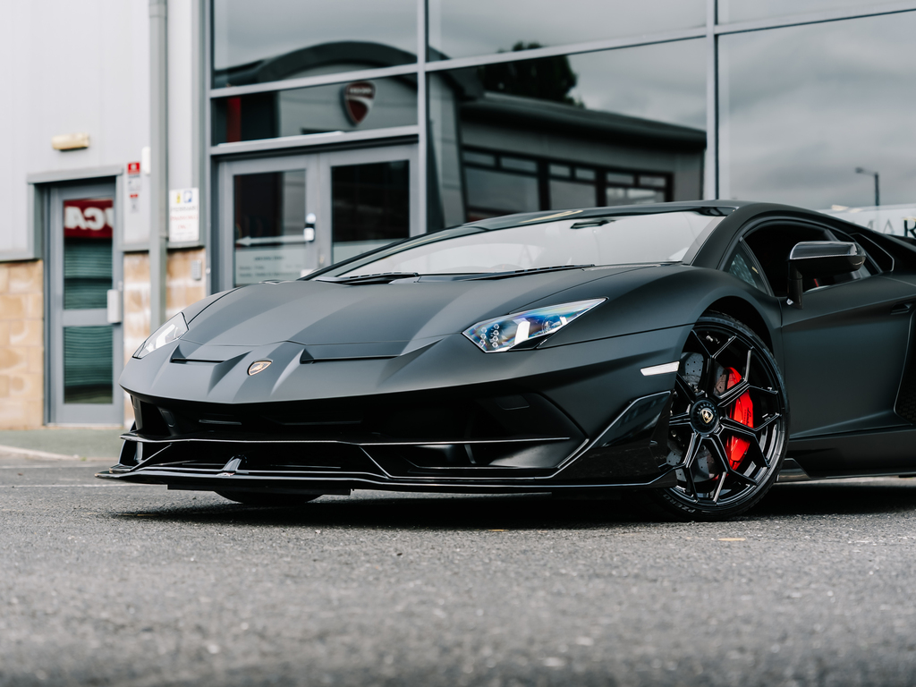Lamborghini Aventador Svj Black #12