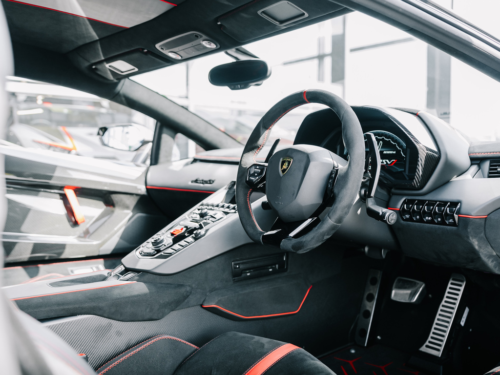 Lamborghini Aventador Svj Black #17