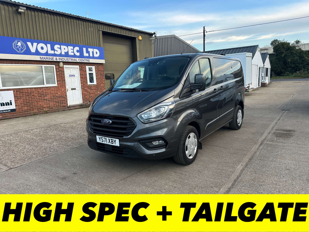 Ford Transit Custom 130Ps 350 Leader Fwd L3 H3 Lwb High Roof Euro 6 Wi White #1