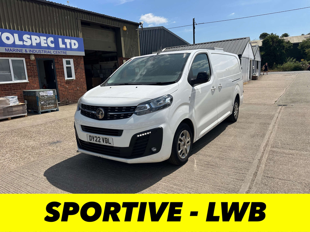 Vauxhall Vivaro Turbo D 2900 Sportive Panel Van L2 H White