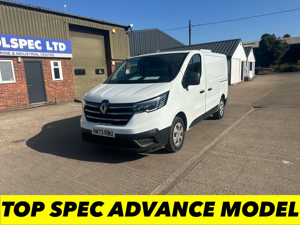 Renault Trafic Blue Sl30 Advance Panel Van L1 H1 Eu White
