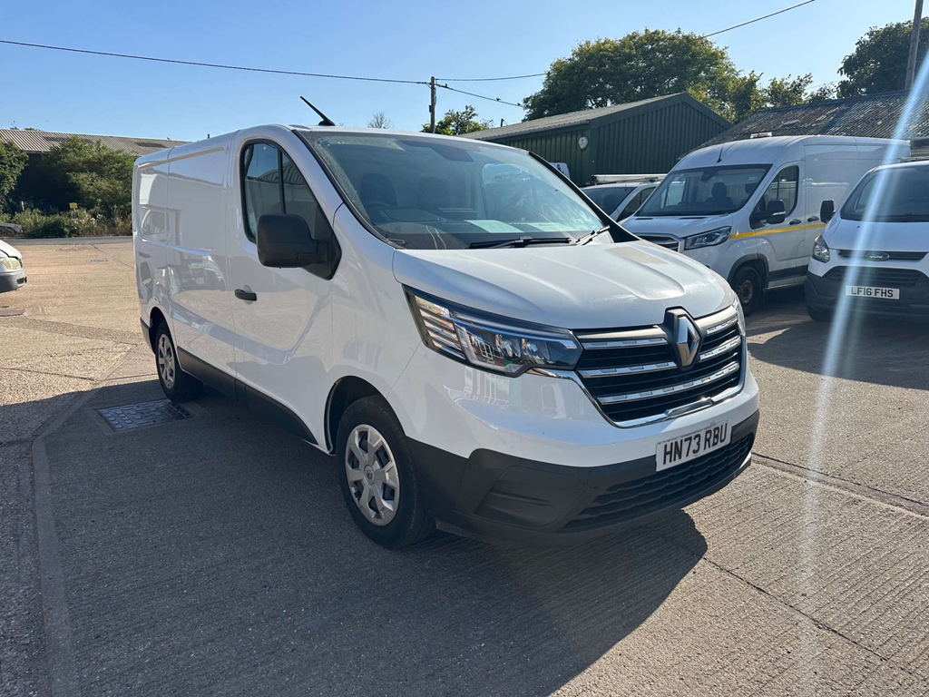 Renault Trafic Blue Sl30 Advance Panel Van L1 H1 Eu White #2