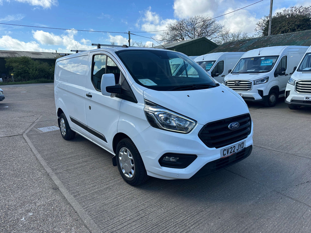 Ford Transit Custom 300 Ecoblue Trend Panel Van L1 H1 Eu CV22JYD White #2