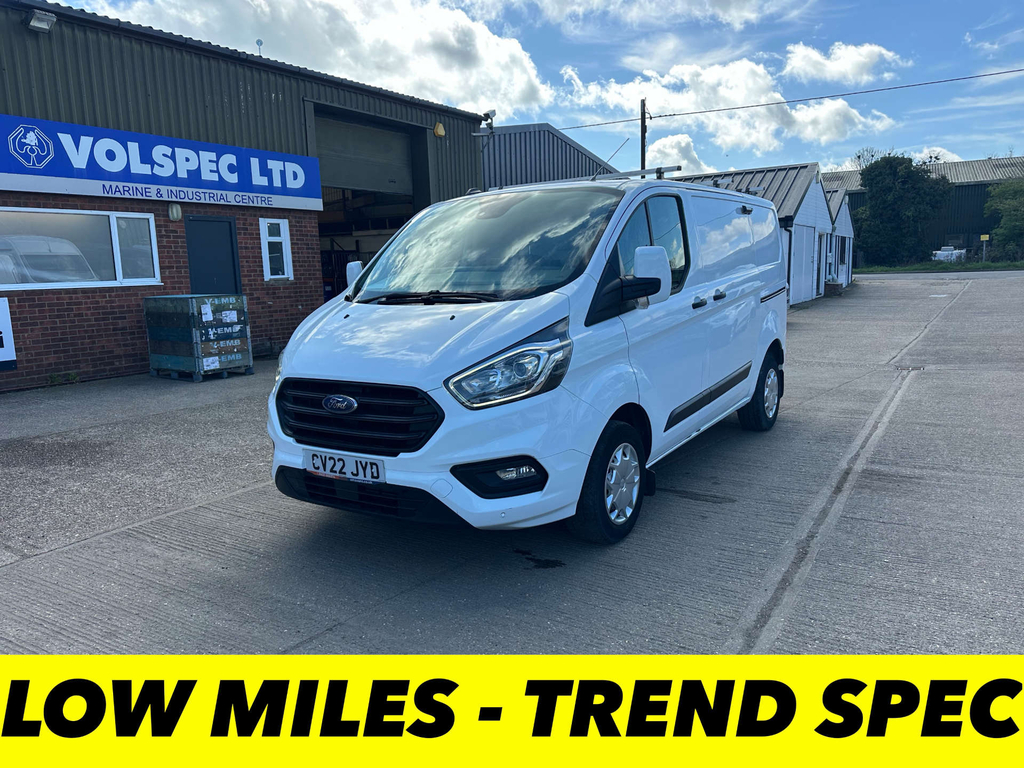 Ford Transit Custom 300 Ecoblue Trend Panel Van L1 H1 Eu CV22JYD White