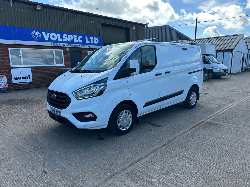 Ford Transit Custom 300 Ecoblue Trend Panel Van L1 H1 Eu CV22JYD White #3