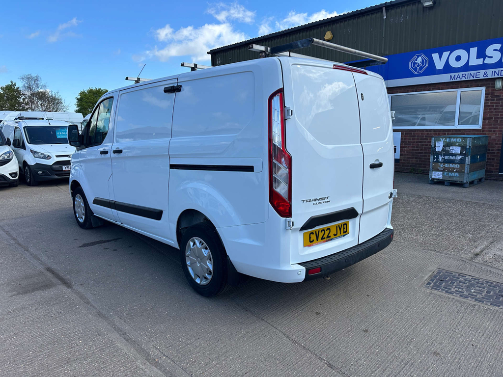 Ford Transit Custom 300 Ecoblue Trend Panel Van L1 H1 Eu CV22JYD White #6