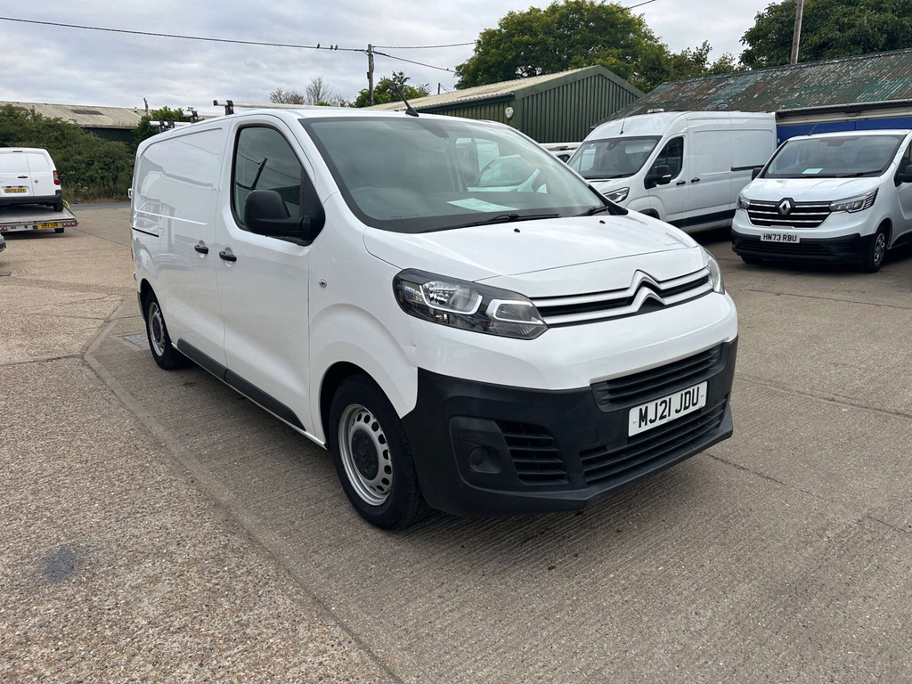 Citroen Dispatch Bluehdi 1000 Enterprise M Panel Van White #2