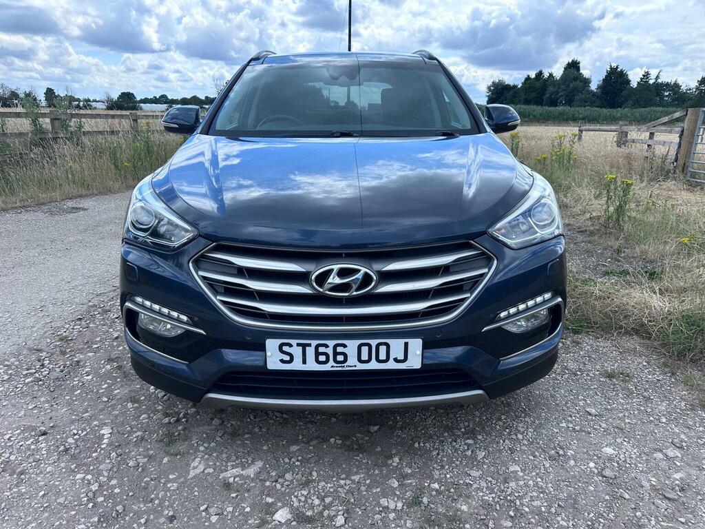 Hyundai Santa Fe 2.2 Crdi Blue Drive Wiggins Edition 4Wd Euro ST66OOJ Blue #2