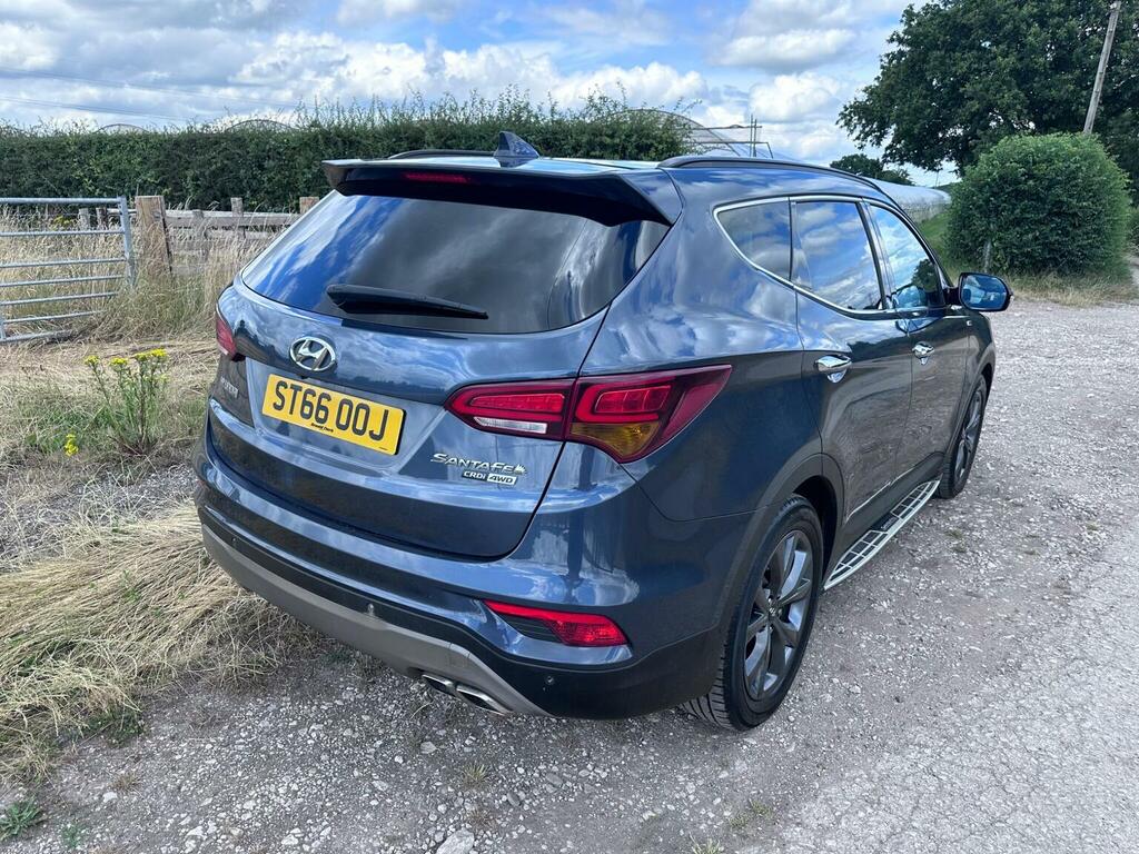 Hyundai Santa Fe 2.2 Crdi Blue Drive Wiggins Edition 4Wd Euro ST66OOJ Blue #4