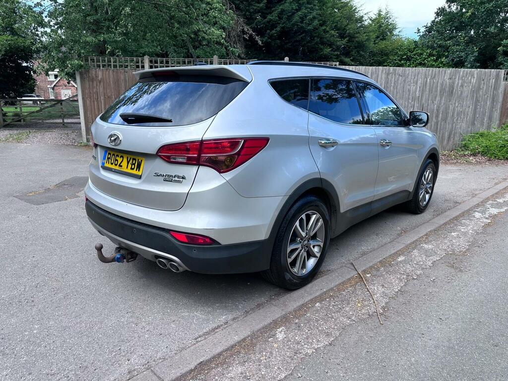 Hyundai Santa Fe 2.2 Crdi Premium 4Wd Euro 5 7 Seat RO62YBW Silver #6