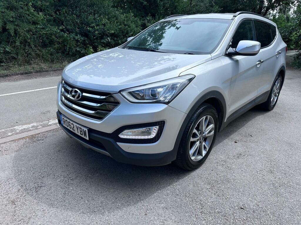 Hyundai Santa Fe 2.2 Crdi Premium 4Wd Euro 5 7 Seat RO62YBW Silver #3
