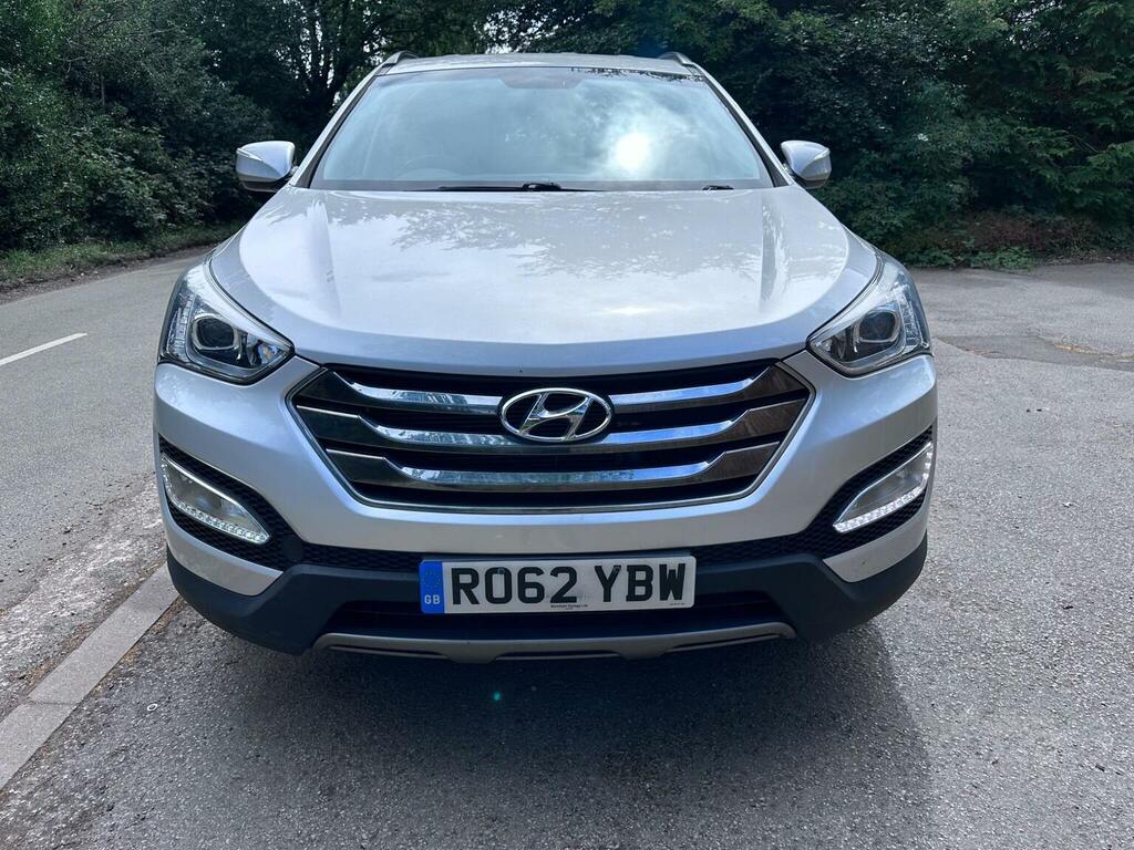 Hyundai Santa Fe 2.2 Crdi Premium 4Wd Euro 5 7 Seat RO62YBW Silver #2