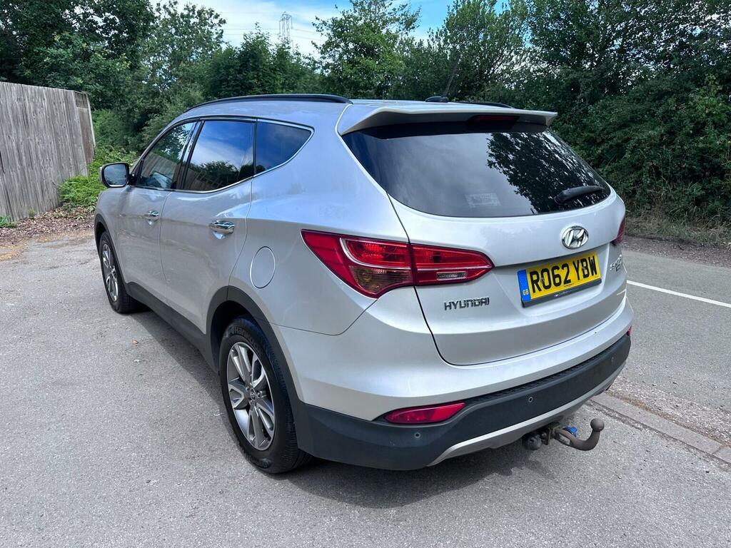 Hyundai Santa Fe 2.2 Crdi Premium 4Wd Euro 5 7 Seat RO62YBW Silver #4
