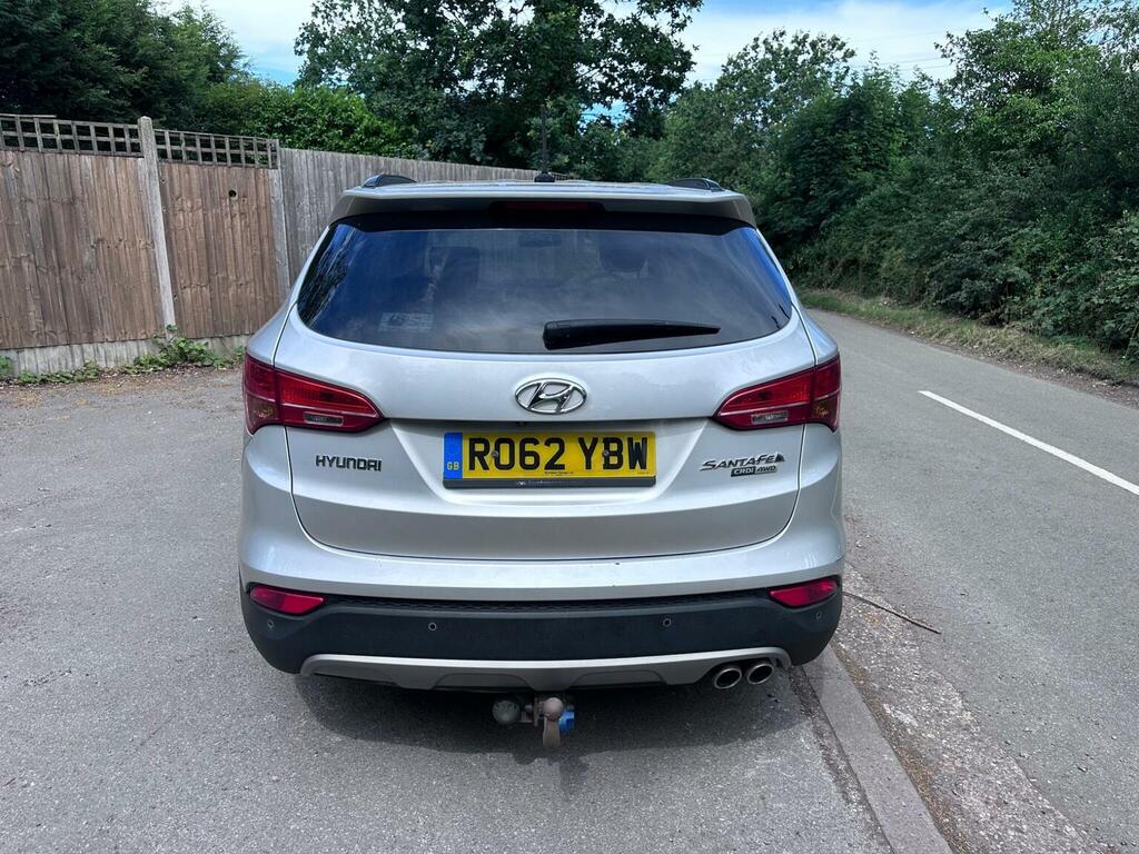 Hyundai Santa Fe 2.2 Crdi Premium 4Wd Euro 5 7 Seat RO62YBW Silver #5
