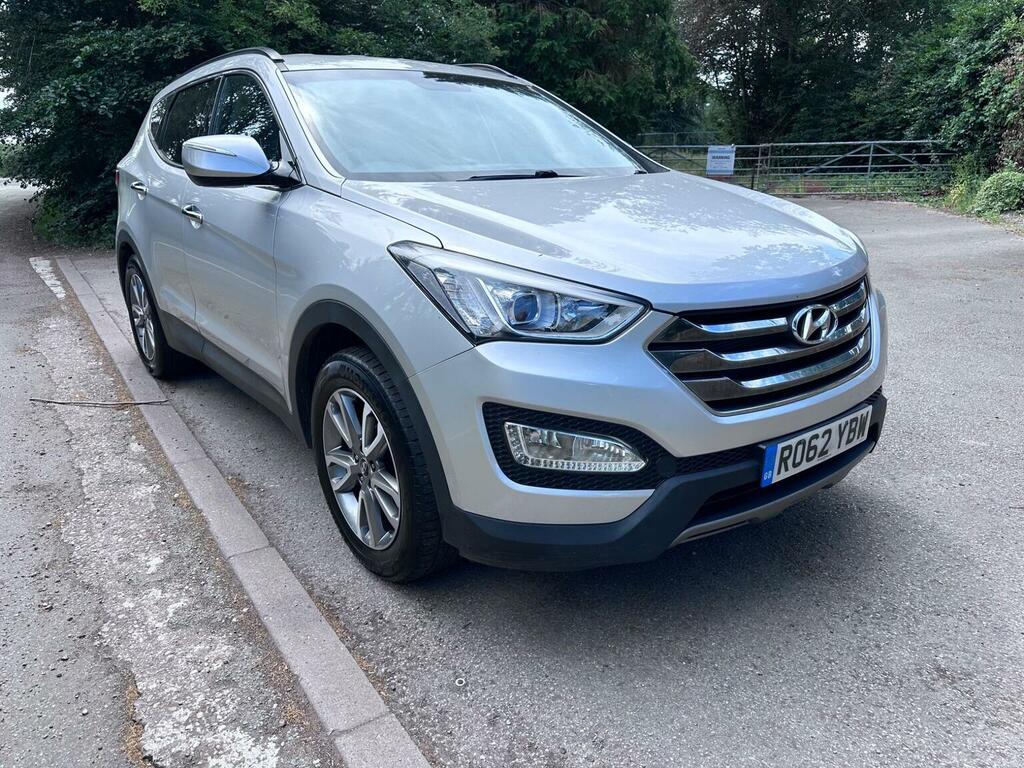 Hyundai Santa Fe 2.2 Crdi Premium 4Wd Euro 5 7 Seat RO62YBW Silver