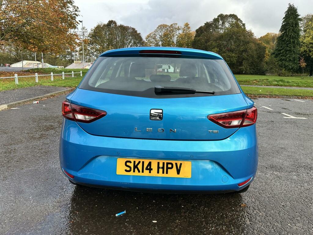Seat Leon Hatchback 1.2 Tsi Se 2014 Blue #6