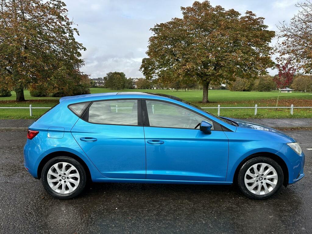 Seat Leon Hatchback 1.2 Tsi Se 2014 Blue #4