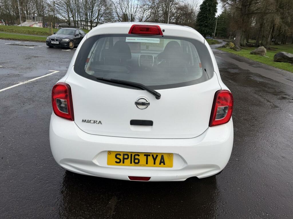 Nissan Micra 1.2 Vibe White #5