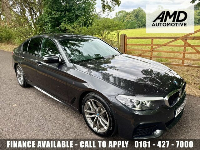 BMW 5 Series 2.0 520D Mht M Sport Saloon Hybrid Black