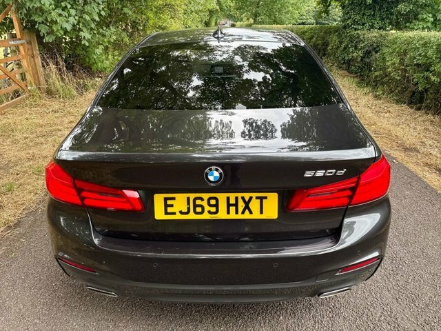 BMW 5 Series 2.0 520D Mht M Sport Saloon Hybrid Black #5