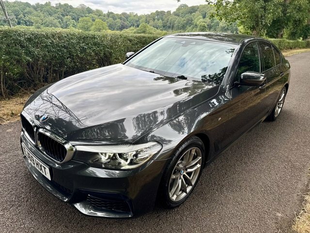 BMW 5 Series 2.0 520D Mht M Sport Saloon Hybrid Black #2
