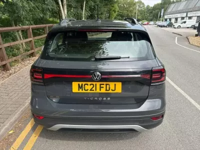 Volkswagen T-Cross 1.0 Tsi 110 Se Dsg Grey #5