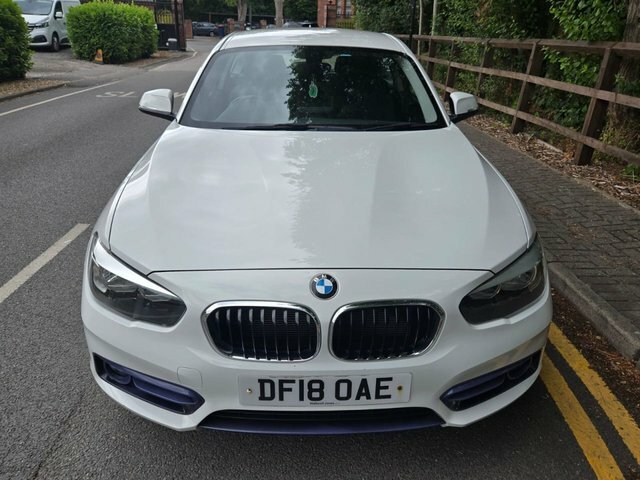 BMW 1 Series 2.0 118D Sport Hatchback Euro 6 DF18OAE White #6