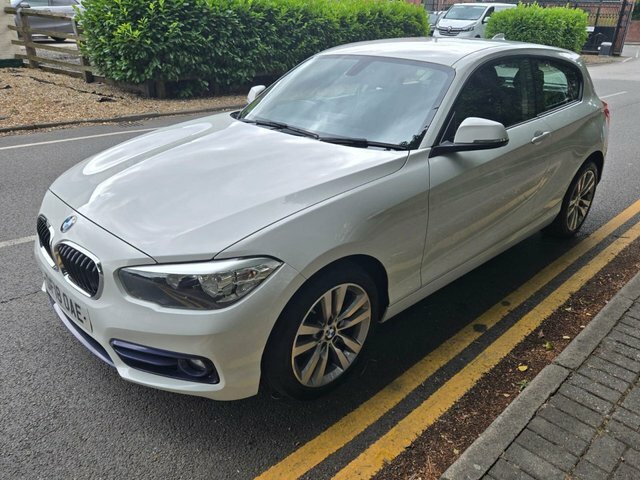 BMW 1 Series 2.0 118D Sport Hatchback Euro 6 DF18OAE White #2