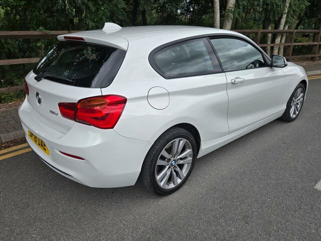 BMW 1 Series 2.0 118D Sport Hatchback Euro 6 DF18OAE White #4
