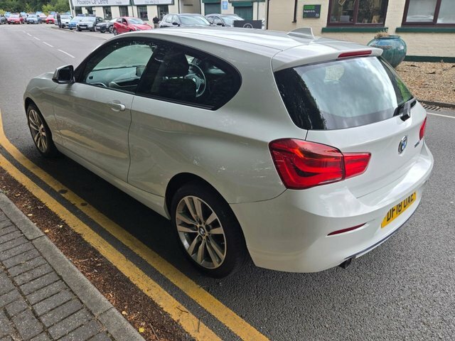 BMW 1 Series 2.0 118D Sport Hatchback Euro 6 DF18OAE White #3