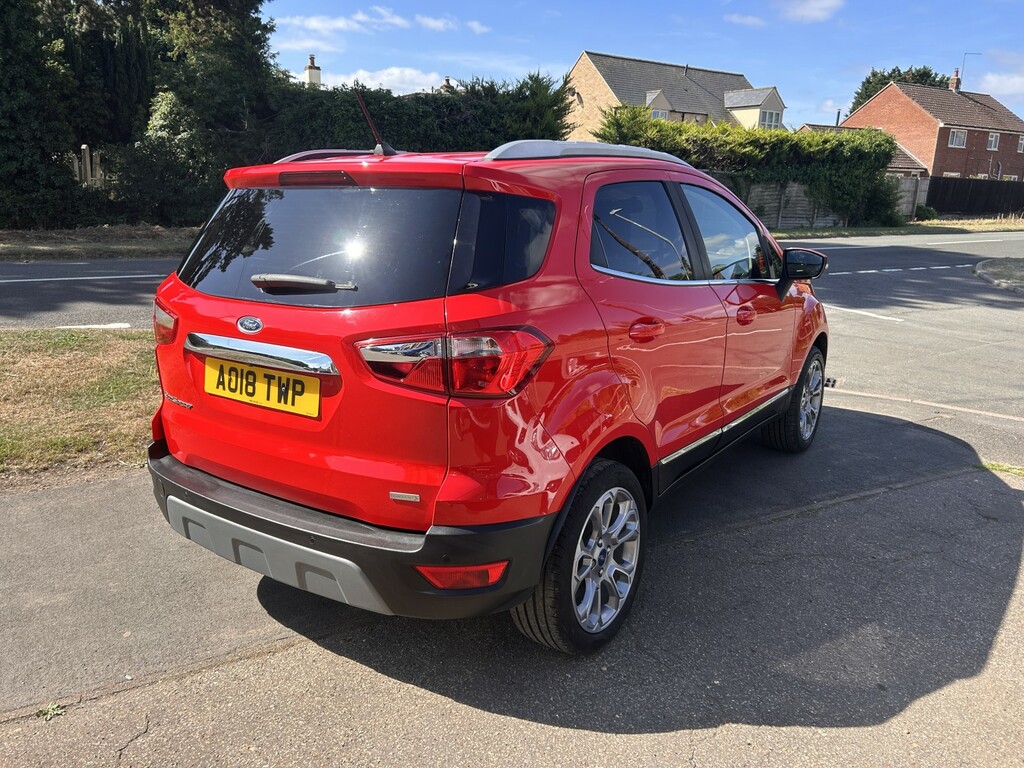 Ford Ecosport Suv 1.0 T Ecoboost Titanium 2018 Red #5