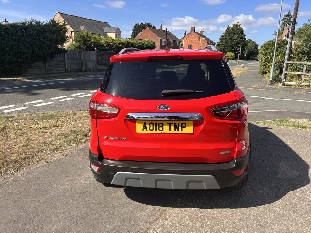 Ford Ecosport Suv 1.0 T Ecoboost Titanium 2018 Red #4