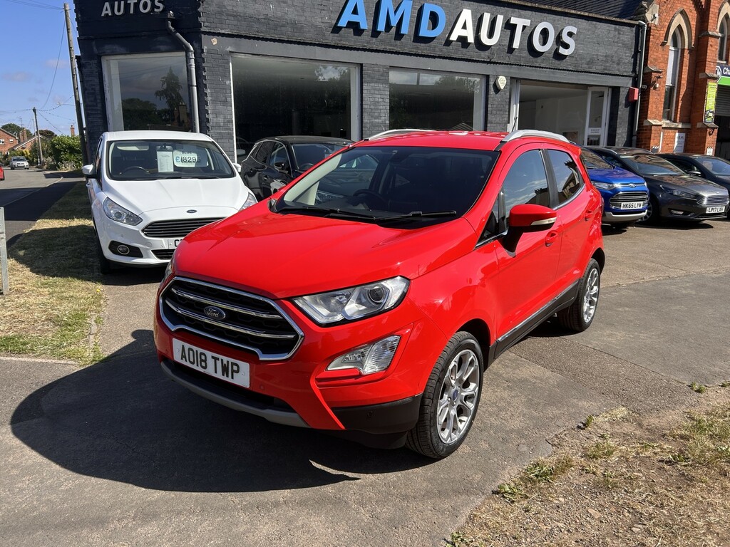 Ford Ecosport Suv 1.0 T Ecoboost Titanium 2018 Red