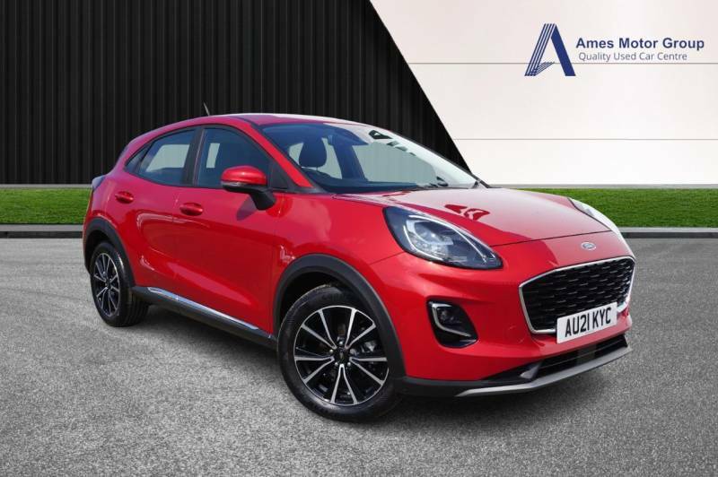 Ford Puma 1.0 Ecoboost Hybrid Mhev Titanium Dct Red