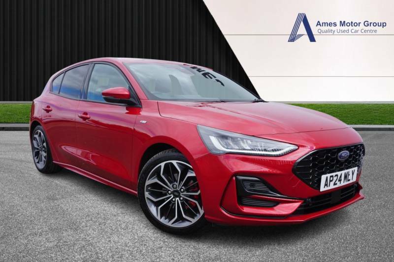 Ford Focus 1.0 Ecoboost Hybrid Mhev 155 St-line X Red