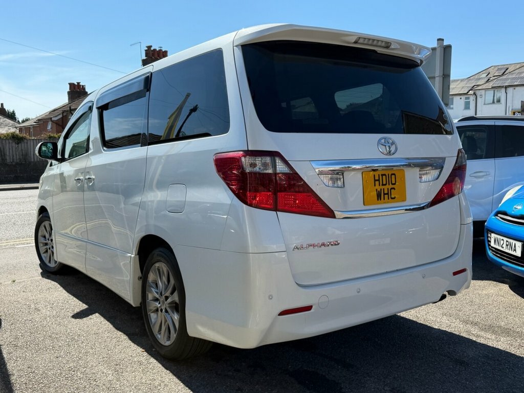 Toyota Alphard Mpv HD10WHC White #4