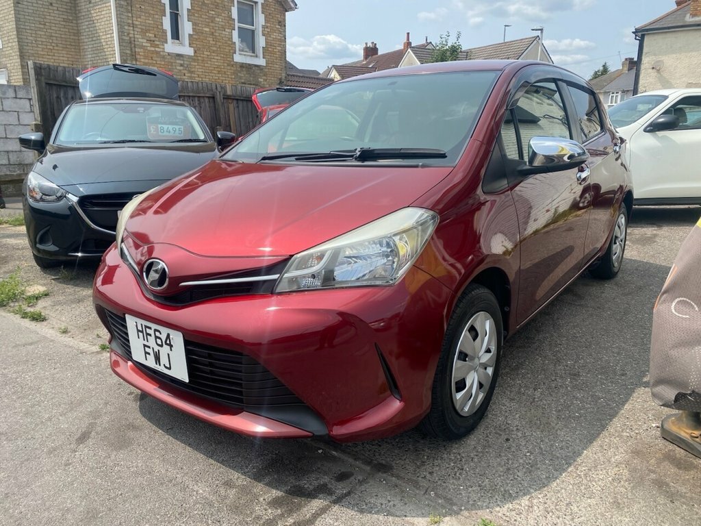 Toyota Vitz Hatchback Red #3