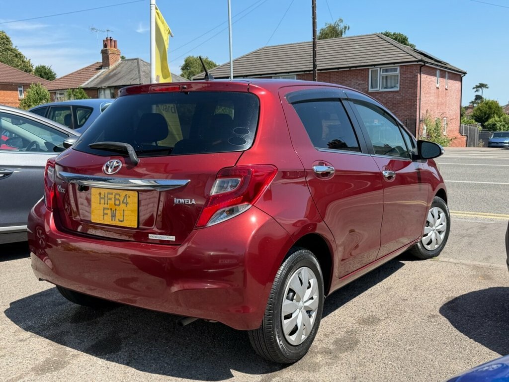Toyota Vitz Hatchback Red #4