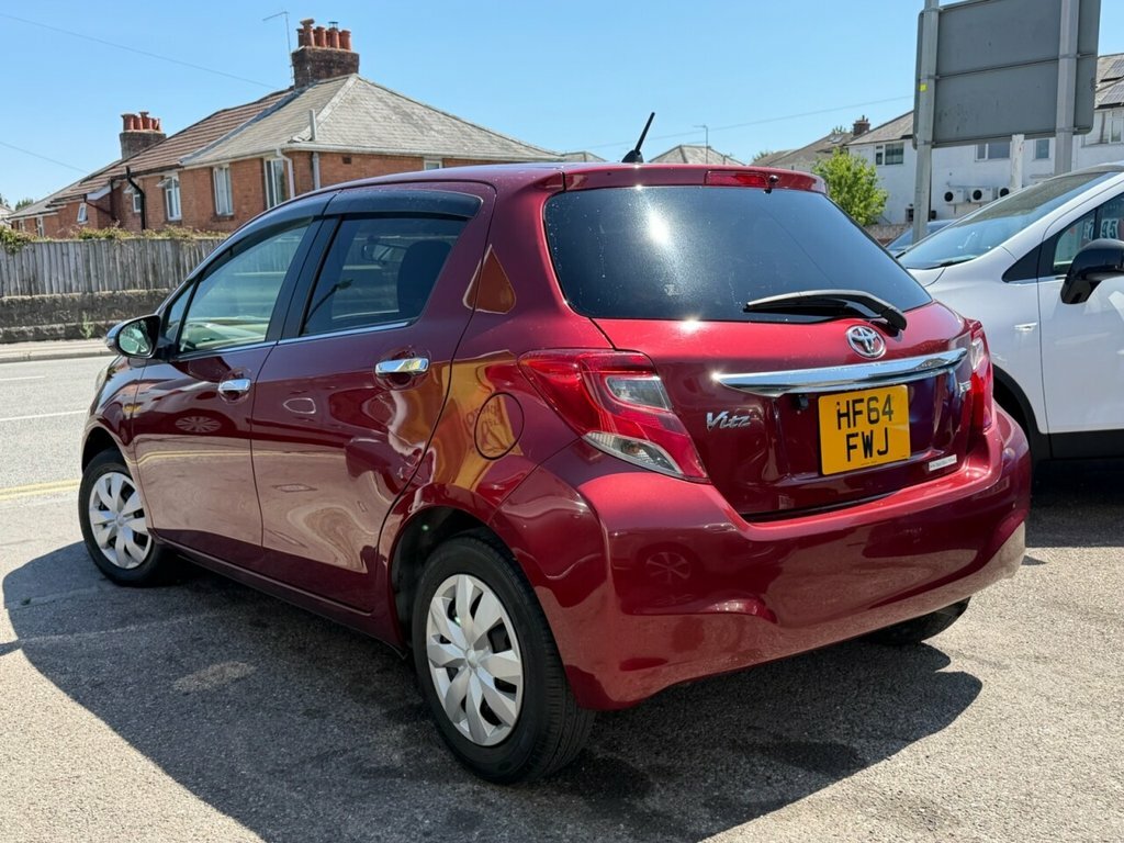 Toyota Vitz Hatchback Red #5