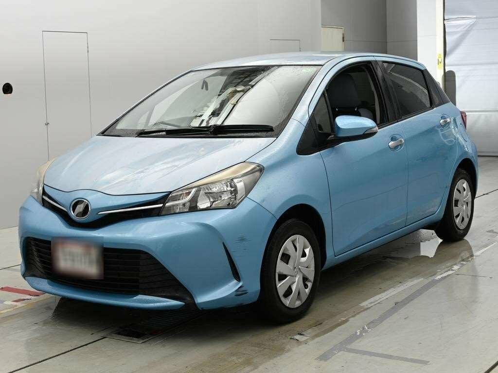 Toyota Vitz Hatchback Blue #3