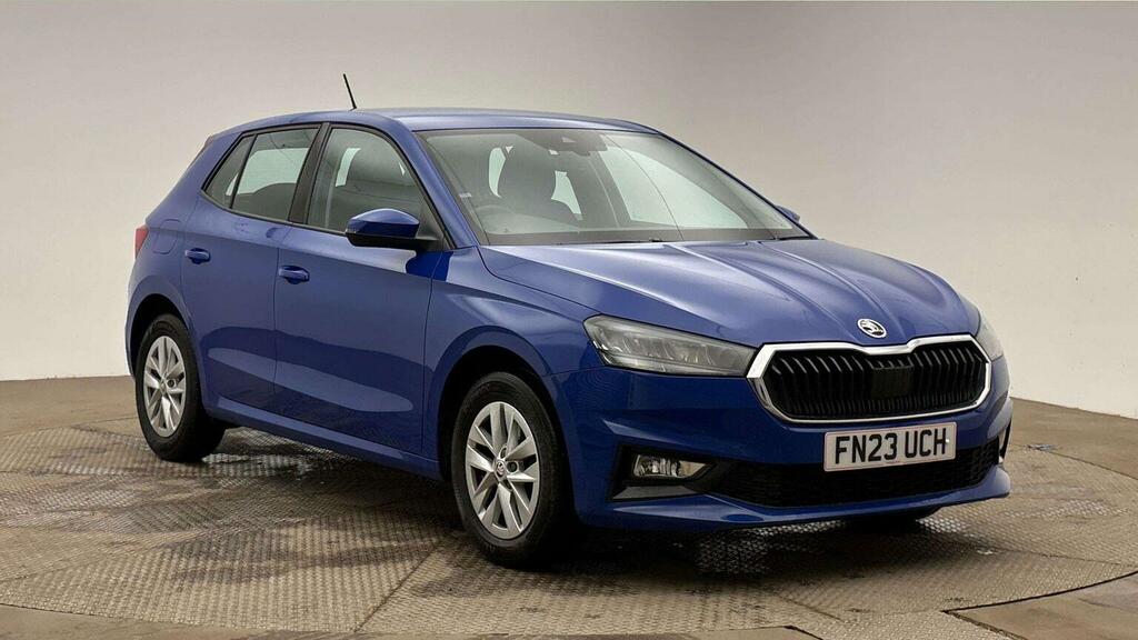 Skoda Fabia 1.0 Tsi Se Comfort Dsg Euro 6 Ss 2023 Blue