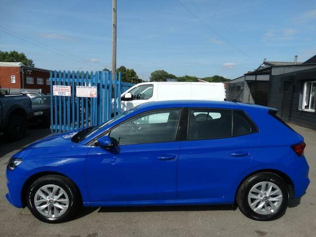 Skoda Fabia 1.0 Tsi Se Comfort Dsg Euro 6 Ss 2023 FN23UEU Blue #4